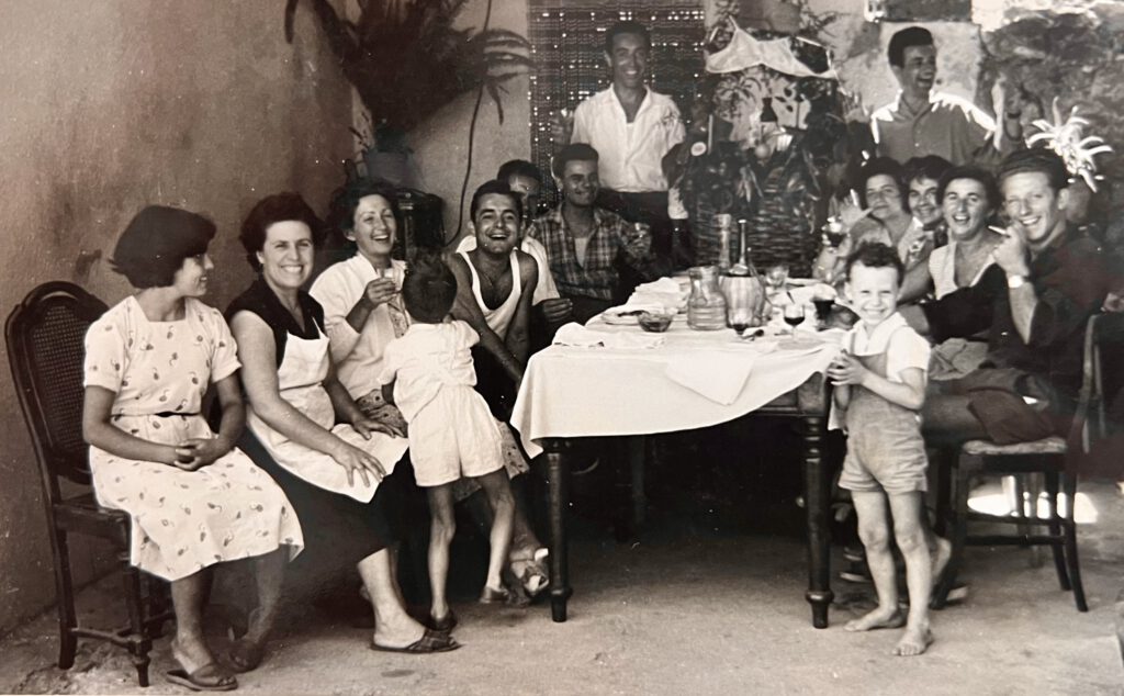 I clienti dell'Hotel Daria negli anni 50