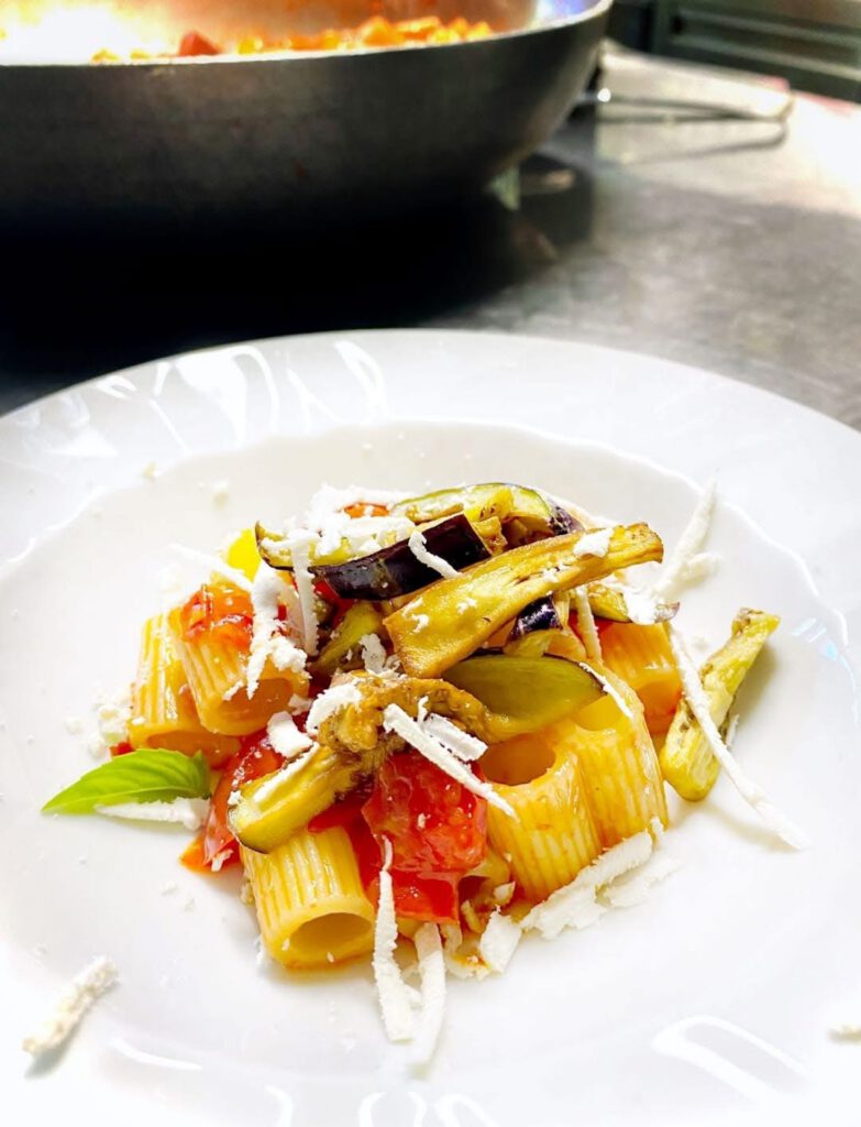 La cucina di piatti tradizionali all'Hotel Daria di Pietra Ligure