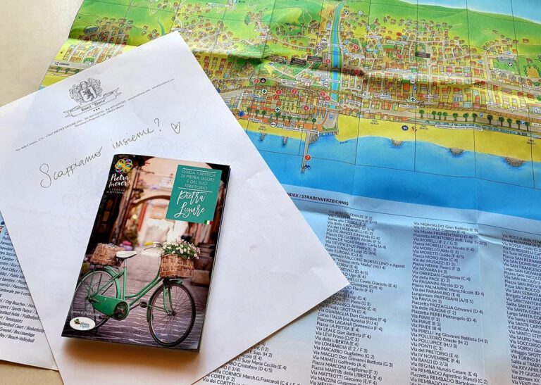 Le mappe di Pietra Ligure per poter esplorare il territorio della Liguria di Ponente