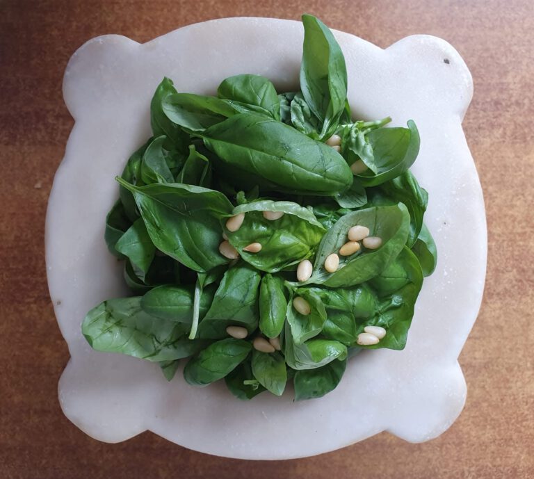 Hotel Daria e il suo cibo: dettaglio del pesto ligure alla genovese